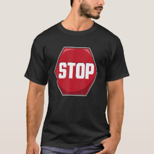 T-shirt Panneau routier Stop