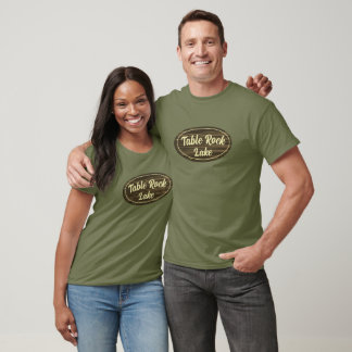 T-shirt Panneau rustique Table Rock Lake Personnalisable