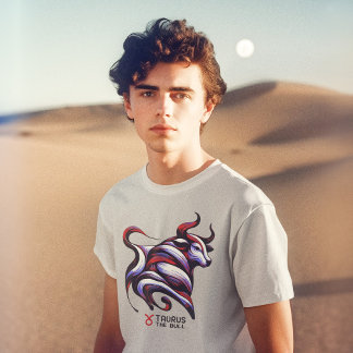 T-shirt Panneau Taurus Zodiaque Bull
