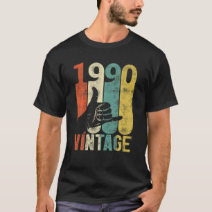 T-shirt Panneau vintage 32E Anniversaire Shaka 1990 Surfin