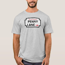 Panneau vintage de la rue Penny Lane