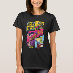 T-shirt Panneaux d'action pour filles Super Hero DC
