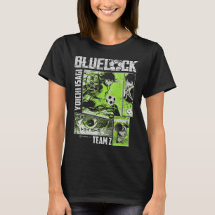 T-shirt Panneaux de football divisés Blue Lock Yoichi Isag