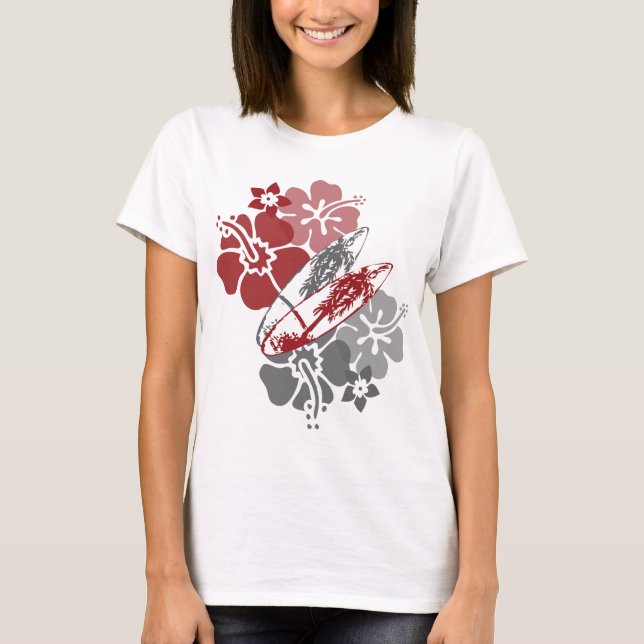 T-shirt Panneaux de surf (Devant)