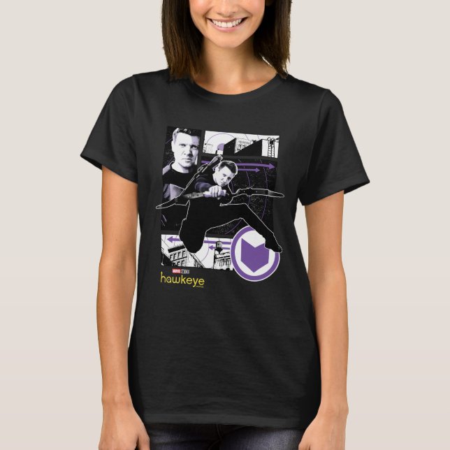 T-shirt Panneaux graphiques Hawkeye City (Devant)