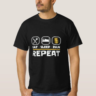 T-shirt Panorama d'or prospecter le sommeil oriental Répét