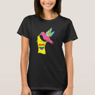 T-shirt Pansexual Bird Humid Bird Pan Pride LGBTQ Rainbo