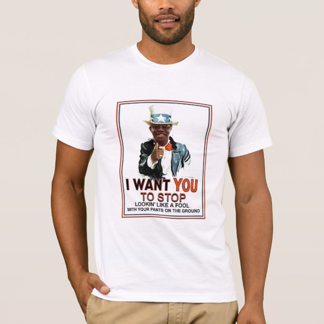 T-shirt Pantalon au sol (Devant)