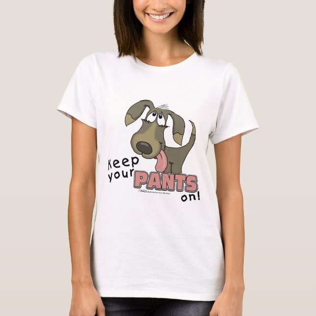 T-shirt Pantalon de garde-chien (Devant)
