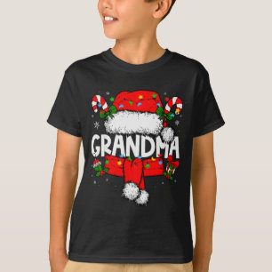 T-shirt Pantalon de Noël de grand-mère Santa Claus famille