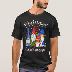 T-shirt Pantalon de Noël Gnome Pyjama Gnome de Jardin Joye
