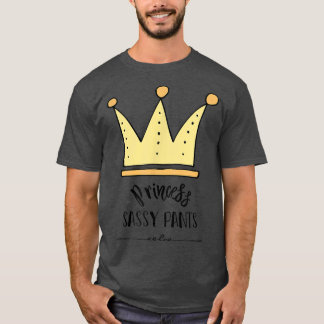 T-shirt Pantalon Sassy de la princesse mignonne Enfants T 