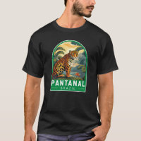 Pantanal Brésil Jaguar Voyage Art Vintage