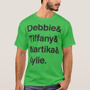 T-shirt Panthéon Pop Ado féminin des années 80 (foncé) cla