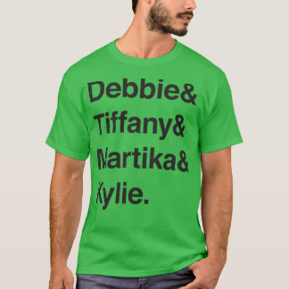 T-shirt Panthéon Pop Ado féminin des années 80 (foncé) cla