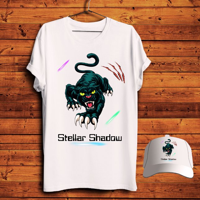 T-shirt Panthère de la Galaxie de l'Ombre Stellaire (Créateur téléchargé)