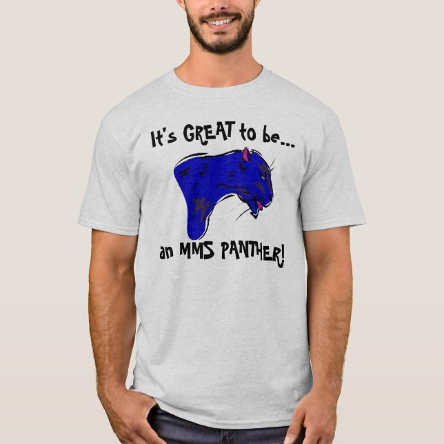 T-shirt panthère, il est GRAND d'être…, une PANTHÈRE de (Devant)