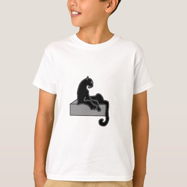 T-shirt Panthère noire (Devant)