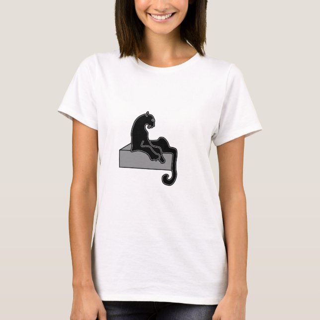 T-shirt Panthère noire (Devant)