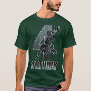 T-shirt Panthère noire 4ème anniversaire pour les fans 2