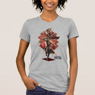 T-shirt Panthère noire Nakia & Okoye Wakandan Graphic
