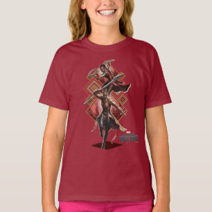 T-shirt Panthère noire Nakia & Okoye Wakandan Graphic