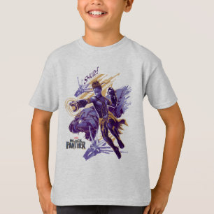 T-shirt Panthère noire Shuri Avec Des Dragonflyers