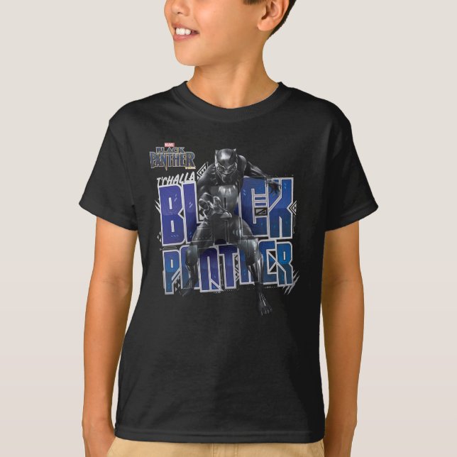 T-shirt Panthère noire | T'Challa - Graphique de panthère  (Devant)