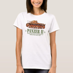 T-shirt Panzer II A2 2ÈME GUERRE MONDIALE allemands de cha