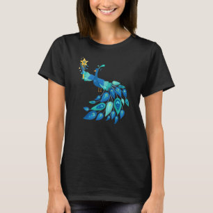 T-shirt Paon Magique Fée Animaux Oiseaux Mignons Graphique