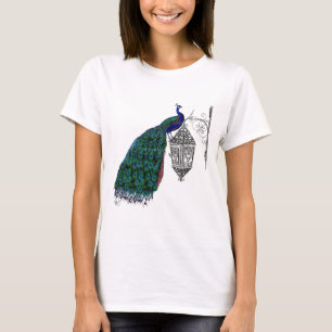 T-shirt Paon sur la lampe