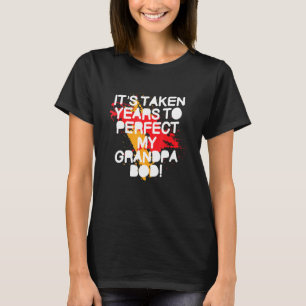 T-shirt Pap Grand-père Bod Haltérophile Blague Exercice G