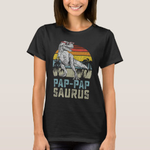 T-shirt Pap Papsaurus Rex Dinosaur Pap Pap Saurus Family M