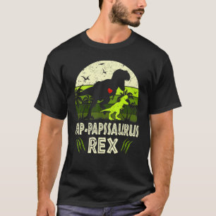 T-shirt Pap Papssaurus T Rex Dinosaur Pap Paps Saurus Fami