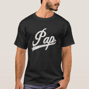 T-shirt Pap Vintage Retro Style Père cadeau de jour pour P