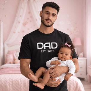 T-shirt Papa a établi un nouveau cadeau pour papa
