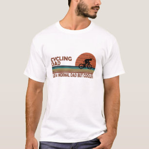 T-shirt papa à vélo comme un père normal mais glacière