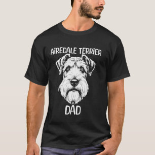 T-shirt Papa Airedale Terrier
