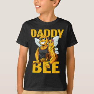 T-shirt Papa Apiculteur D'apiculture Papa miel Avec Fille 