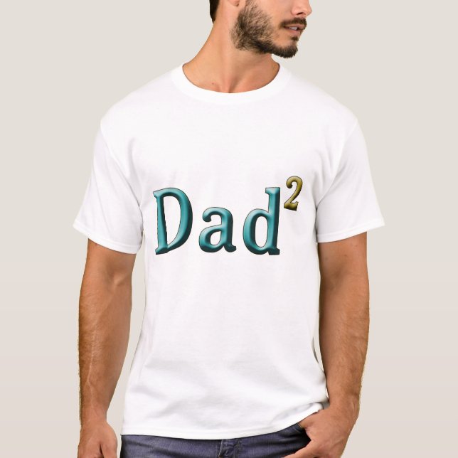 T-shirt Papa aux cadeaux de fête des pères de deuxième (Devant)