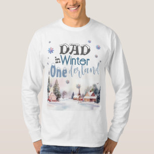 T-shirt Papa aux merveilles d'hiver