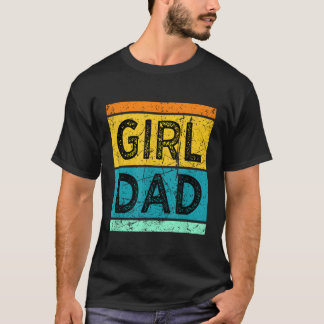 T-shirt Papa Avec Filles Hashtag Pour