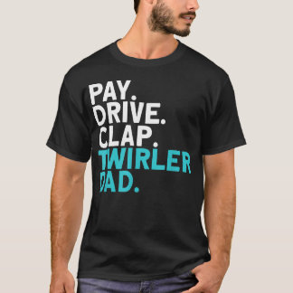 T-shirt Papa Baguette Tournante Payez Conduire Applaudir