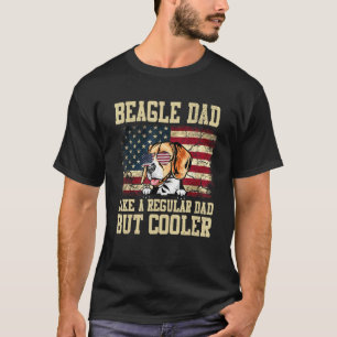 T-shirt Papa beagle Comme Un Papa Régulier Mais Papa Chien