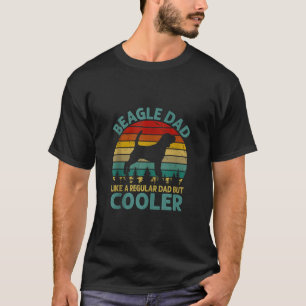 T-shirt Papa beagle Comme Un Père Régulier Mais Glacière P
