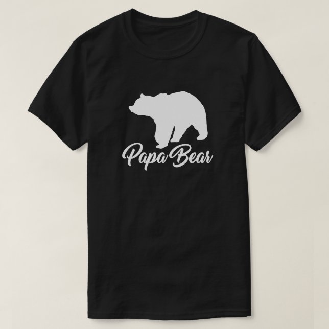 T-SHIRT PAPA BEAR BÉBÉ BEAR BEAR PÈRE SON CADEAU (Design devant)