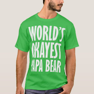T-shirt Papa Bear Premium 1421, l'ours bleu 1421, le meill
