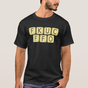 T-shirt papa blague anagram jure mot tuiles