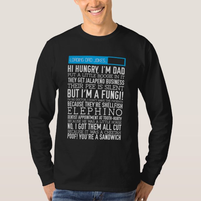 T-shirt Papa Blagues drôle de fête des pères cadeau de cha (Devant)
