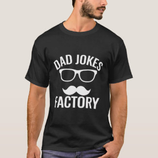 T-shirt Papa Blagues Factory Drôle Papa Humour Père Parent